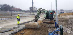 Intensywny początek roku na budowie Trasy Łagiewnickiej