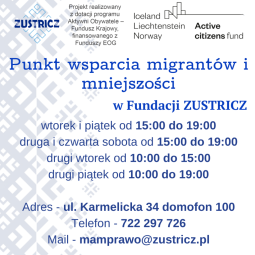 Punkt Wsparcia dla Migrantów i Mniejszości w Krakowie PL