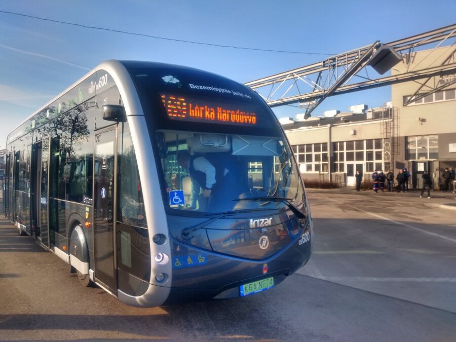 Autobus Irizar ie tram, testy MPK