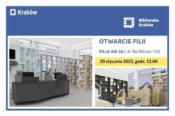 biblioteka kraków - otwarcie filii