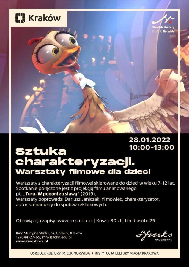 warsztaty z charakteryzacji, okn