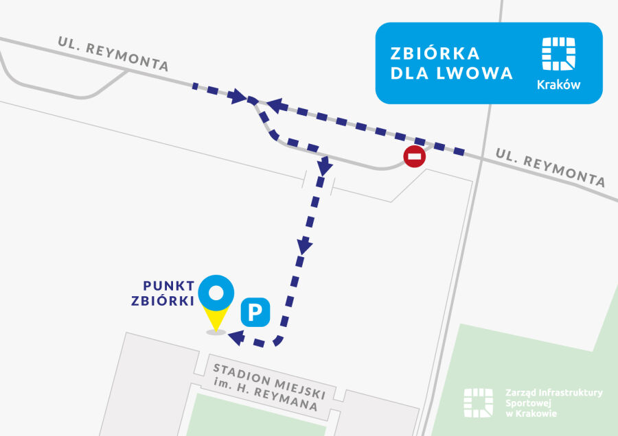 mapka zbiórka dla Ukrainy 