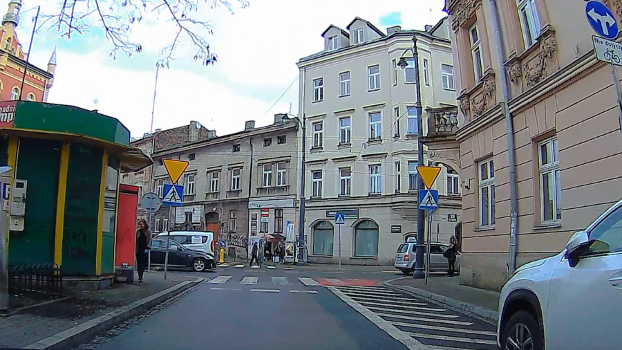 Skrzyżowanie ul. Długiej z ul. Słowiańską