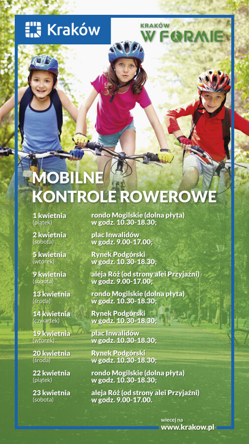Mobilne kontrole rowerowe pop