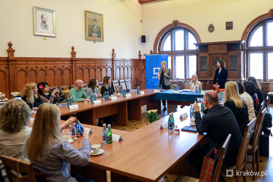 Spotkanie projektu międzynarodowego Talent w krakowskim magistracie 