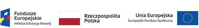 Pięknie zaprezentowane loga związane z przyznawaniem dofinansowania z Funduszy Europjskich