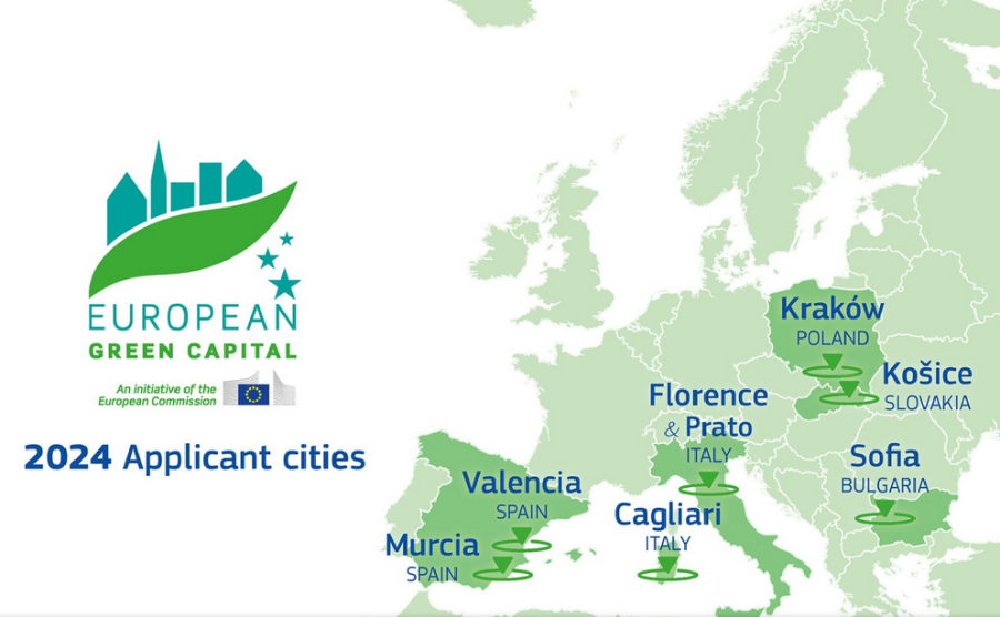 Offcial Applicants for EU Green Capital 2024 Award