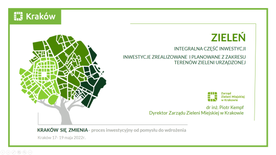 Zieleń - integralna część inwestycji_Zarząd Zieleni Miejskiej