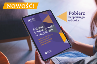 Bezpłatny e-book pt. „Pobudź innowacyjność w organizacji!” . Fot. PFR