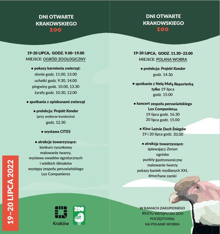 dni otwarte zoo, ulotka