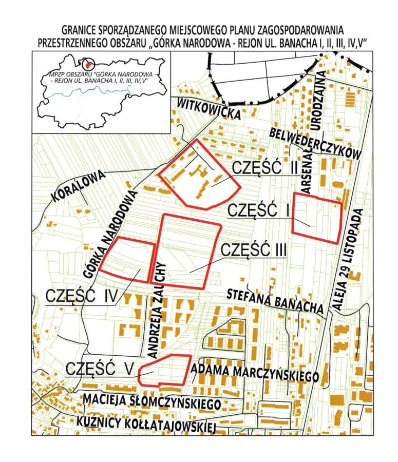 plan zagospodarowania_Górka Narodowa_Banacha