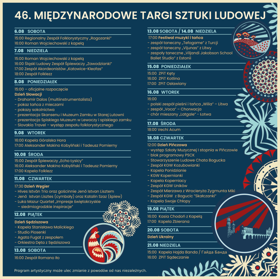 46.Międzynarodowe Targi Sztuki Ludowej 