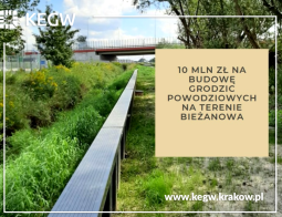 Miasto przekaże 10 mln zł na budowę grodzic powodziowych na terenie Bieżanowa