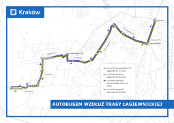 Autobusem wzdłuż Trasy Łagiewnickiej