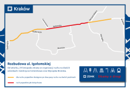 Ulica Igołomska częściowo otwarta dla ruchu