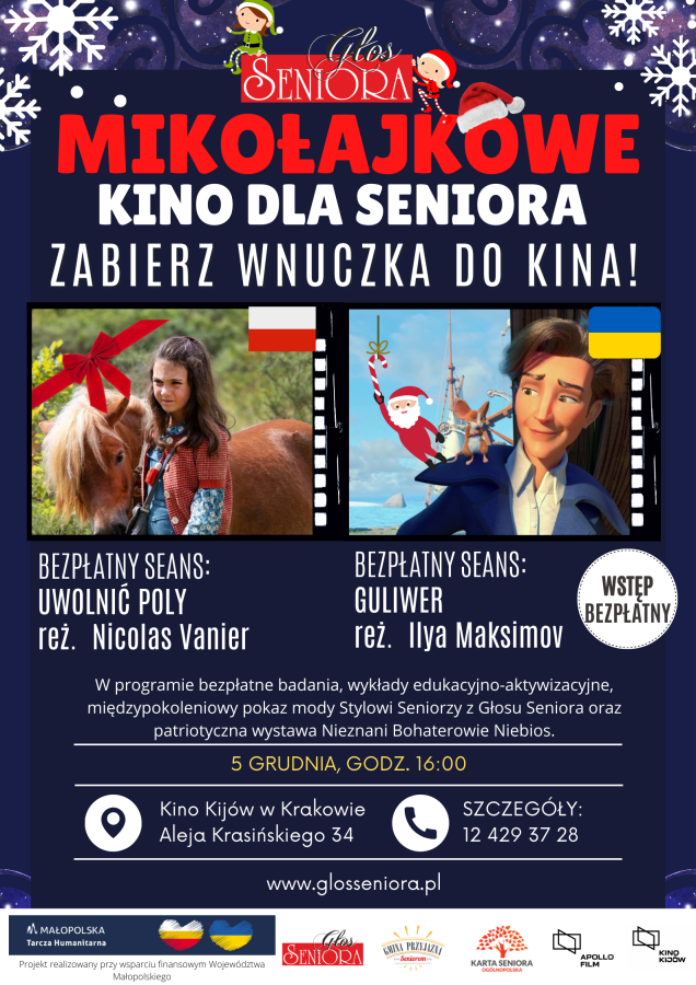 mikołajkowe kino dla seniora
