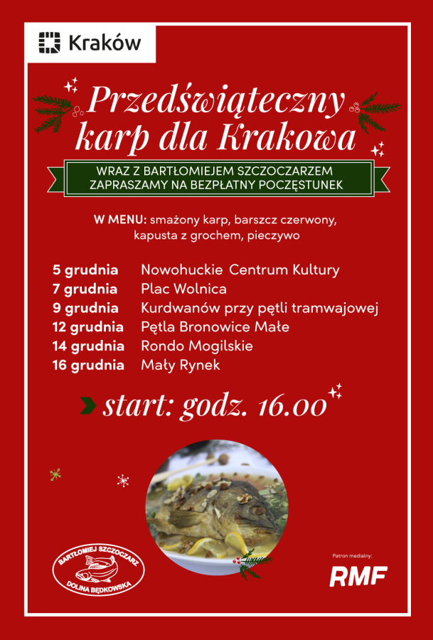 Przedświąteczny karp 2022 - plakat