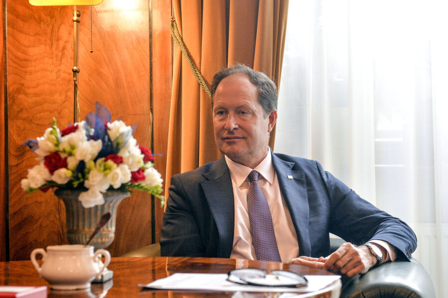 Wizyta nowego Ambasadora USA JE Marka Brzezińskiego u Prezydenta Krakowa 