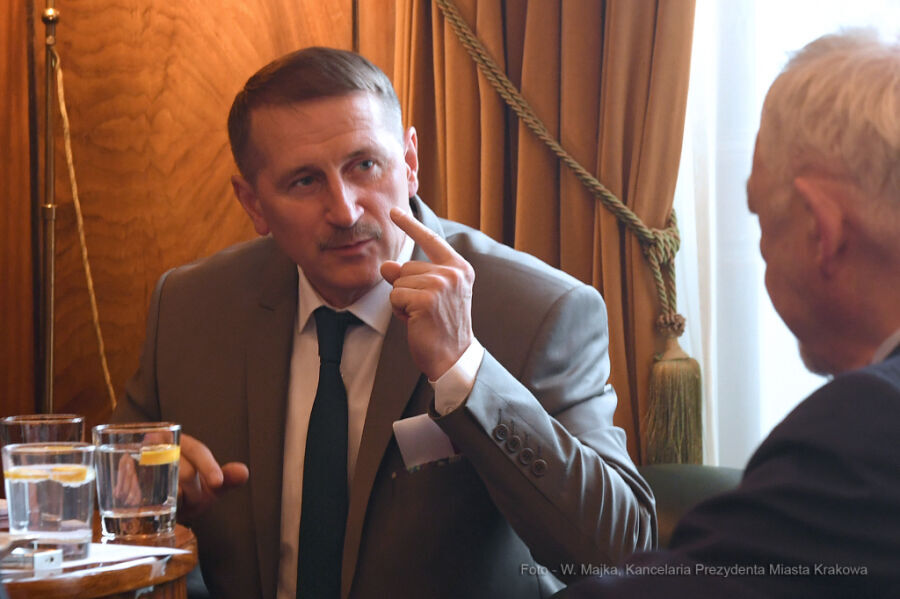 Wizyta Mera Drohobycza u Prezydenta Krakowa 