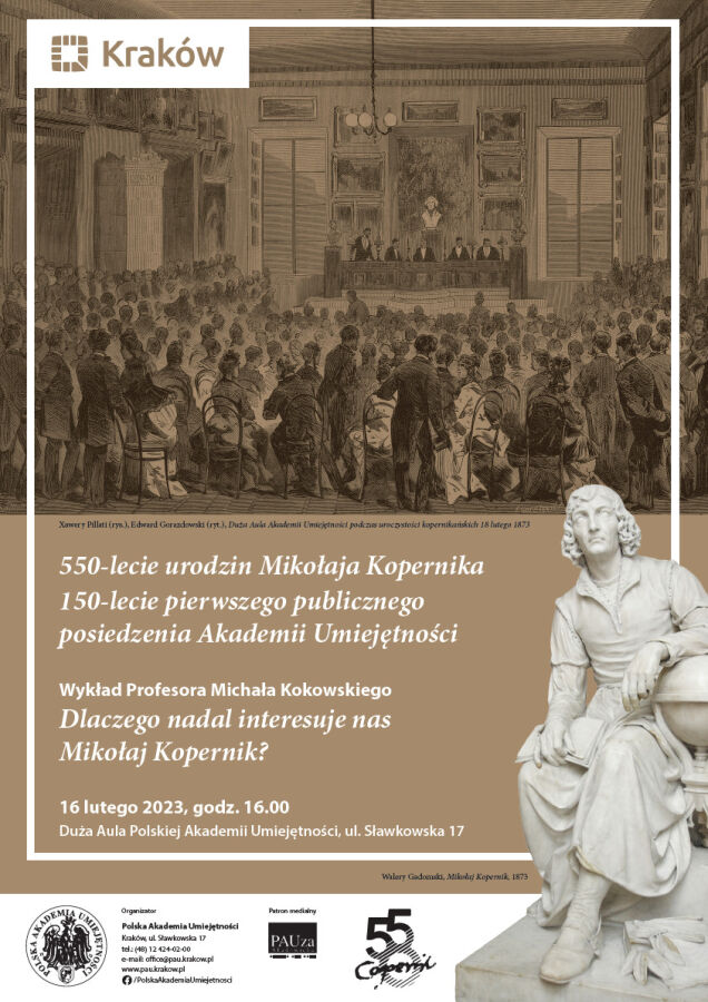 Dlaczego nadal interesuje nas Mikołaj Kopernik? – wykład