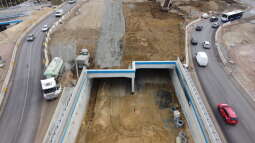 Zaawansowane prace przy budowie tunelu wzdłuż ul. Opolskiej