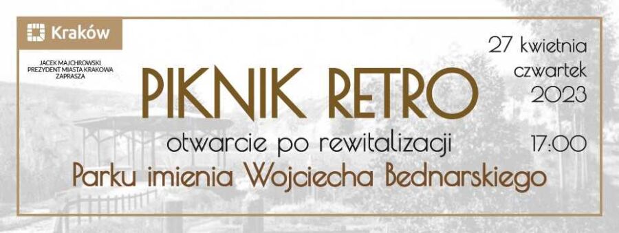 Piknik Retro w parku Bednarskiego