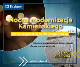 Ulica Kamieńskiego: nocny remont dla wygody mieszkańców