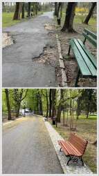 park Bednarskiego, rewitalizacja, przed otwarciem