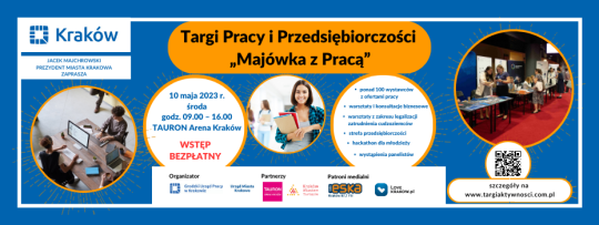 Targi Pracy i Przedsiębiorczości w Krakowie 2023