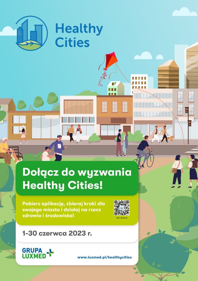 Zbieraj kroki dla Krakowa - PLAKAT