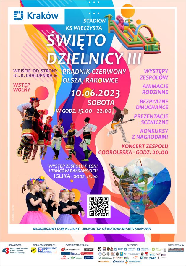 Święto Dzielnicy III Prądnik Czerwony - plakat