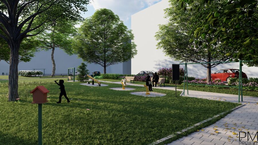 Rewitalizacja podwórek osiedla Hutniczego