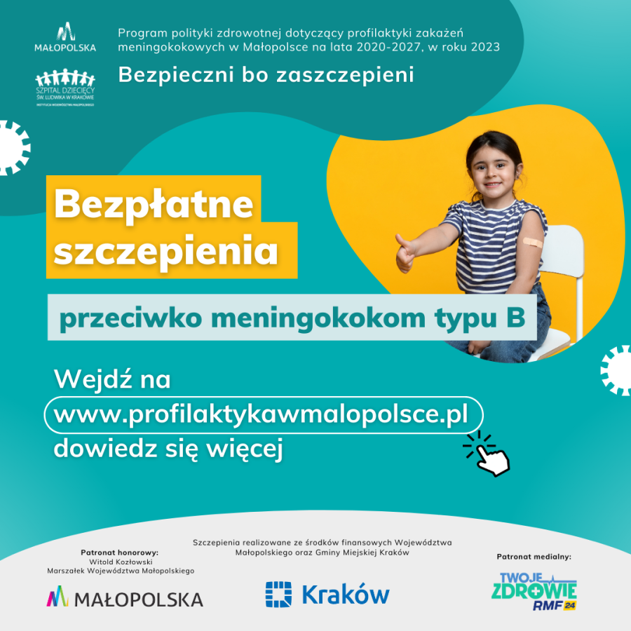 szczepienia przeciwko meningokokom typu B