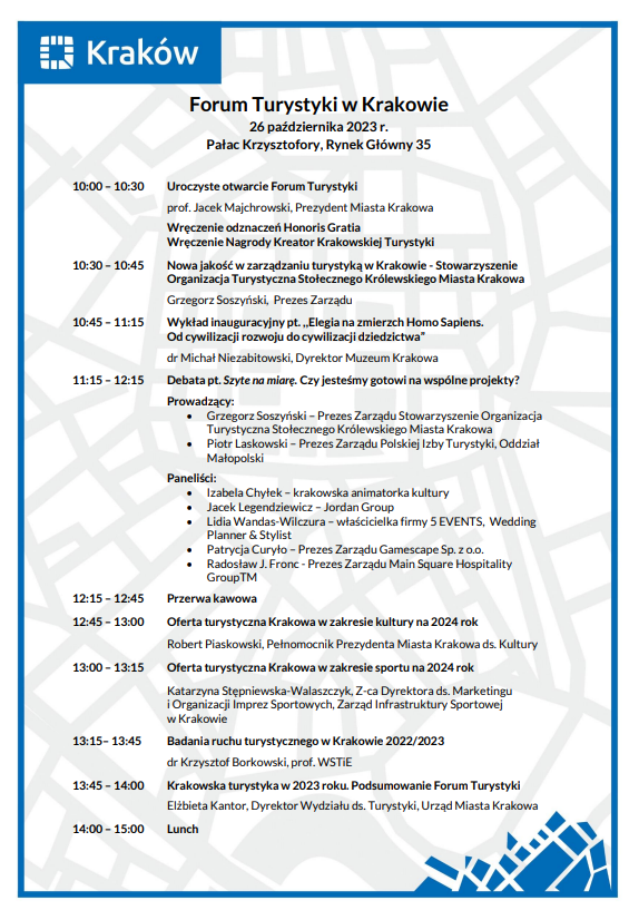 program forum turystyki 2023