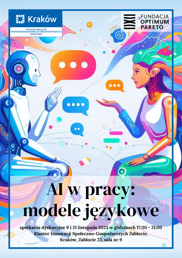 AI w pracy plakat