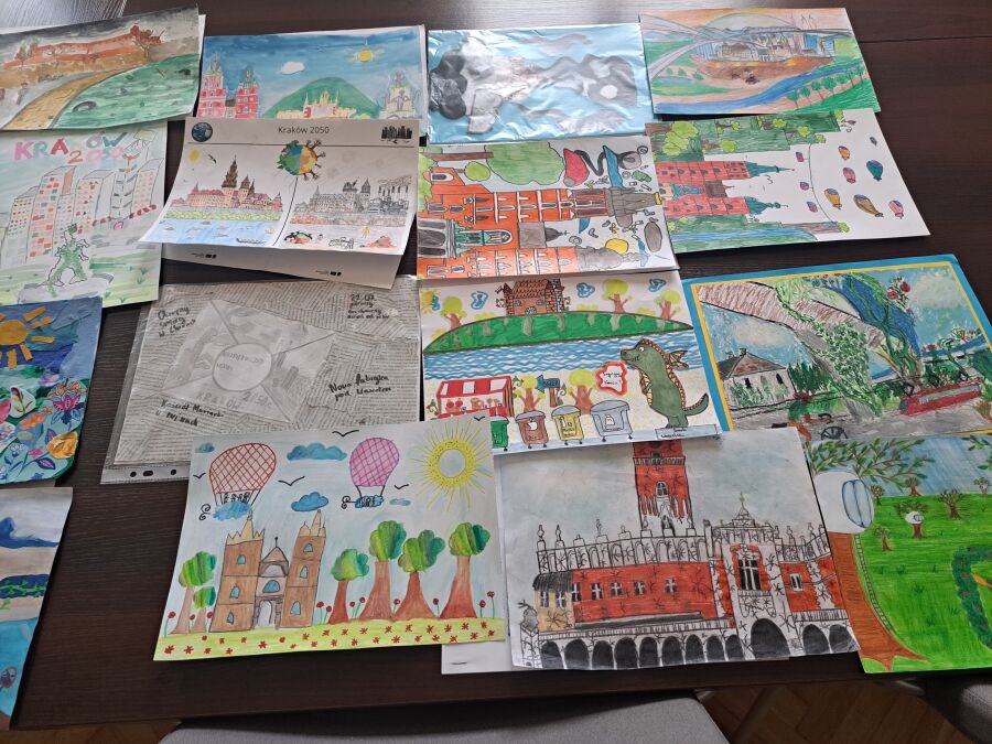 Prace konkursowe Pocztówka z przyszłości 