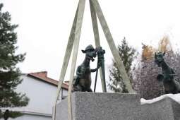 Pierwsze smocze figury można już znaleźć w przestrzeni miasta