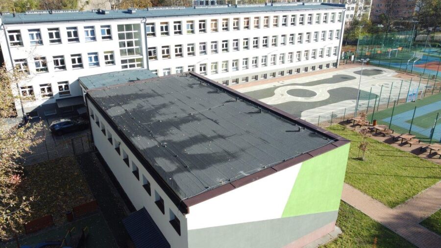 Budynek przy ulicy Stanisława ze Skalbmierza już po termomodernizacji