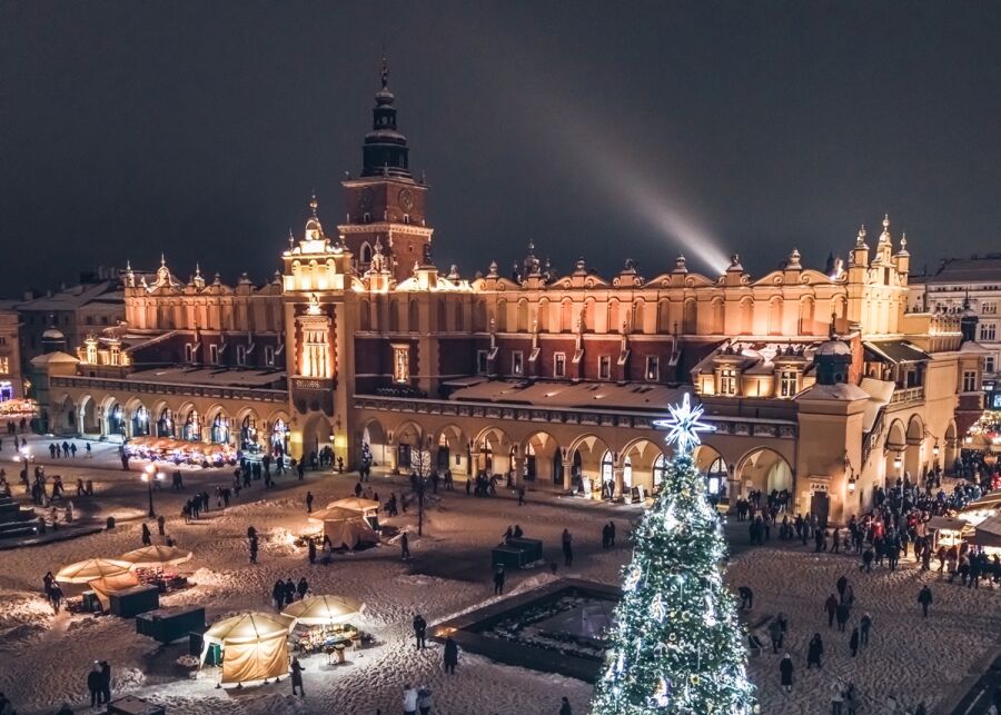 świąteczny kraków