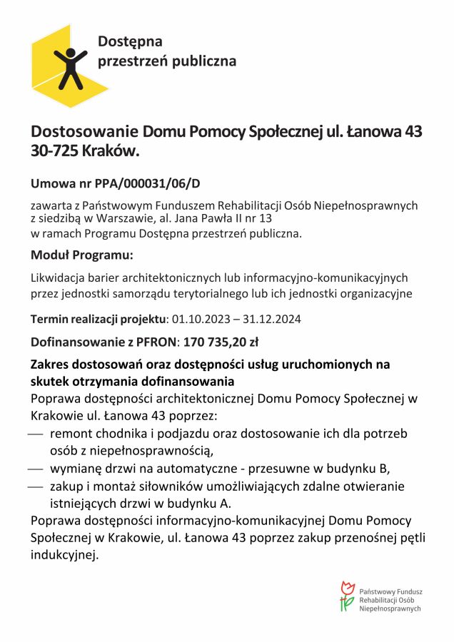 Likwidacja barier architektonicznych lub informacyjno-komunikacyjnych przez jednostki samorządu terytorialnego lub ich jednostki organizacyjne