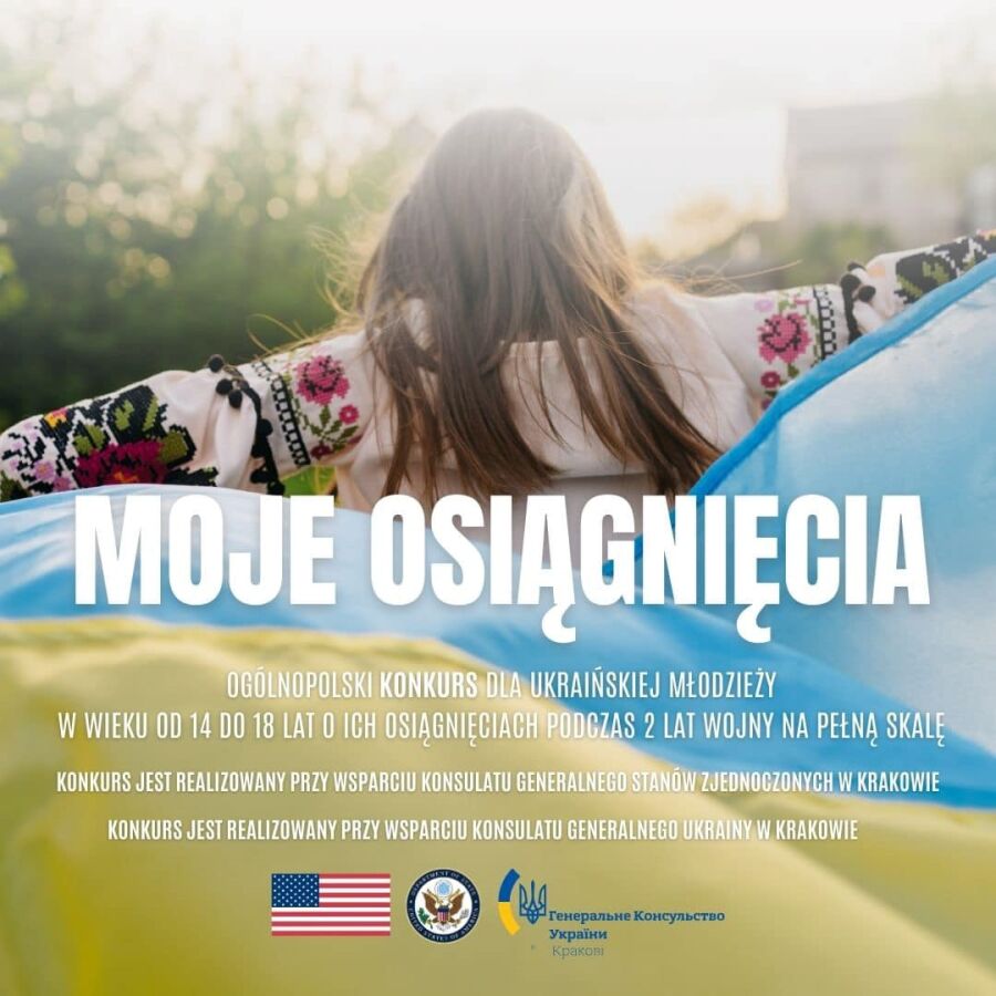 „Moje osiągnięcia”. Ogólnopolski konkurs dla młodzieży z Ukrainy