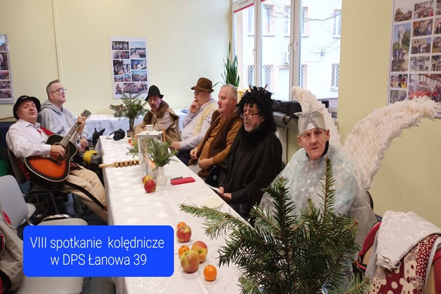 Spotkanie kolędnicze w Domu przy Łanowej 39