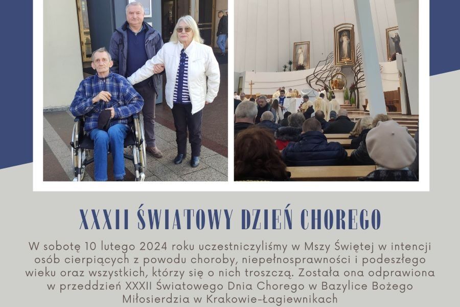 Kolaż zdjęć wraz z krótką relacją z wydarzenia.