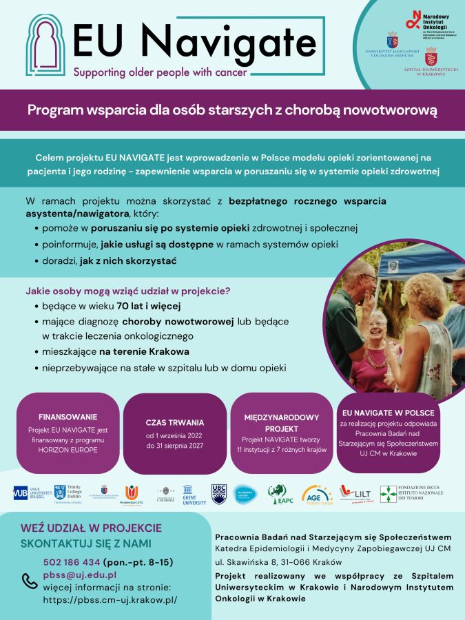 Plakat projektu EU NAVIGATE