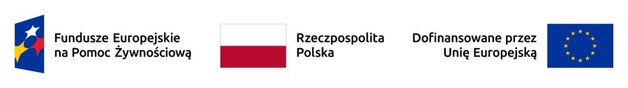 pasek - Fundusze Europejskie, Pomoc Żywnościowa