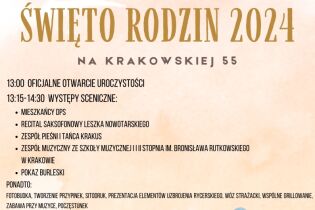Zapraszamy na Święto Rodzin 2024 Zapraszamy na Święto Rodzin 2024
