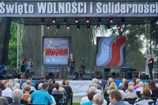 Wspólne świętowanie rocznicy 4 czerwca w Nowej Hucie