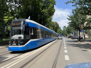 Utrudnienia w ruchu tramwajowym w centrum Krakowa