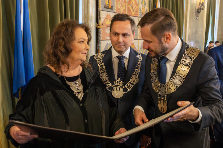 Anna Dymna honorową obywatelką Krakowa