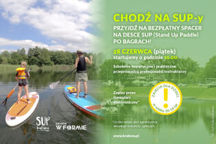 SUP... i na Bagry! W piątek zajęcia dla dzieci